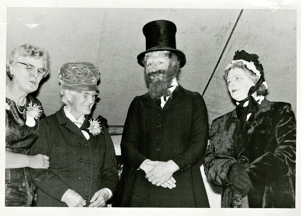 100th celebrations with Miles Ellery in top hat