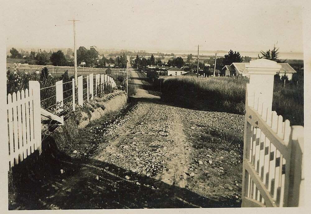 View from Alexandra Home down Queen Street 1920s