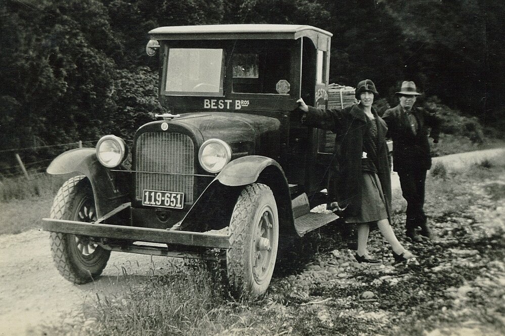 Best Bros. truck with couple