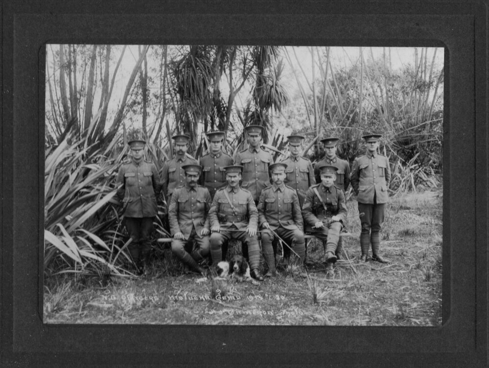 1913 NC Officers Motueka Camp