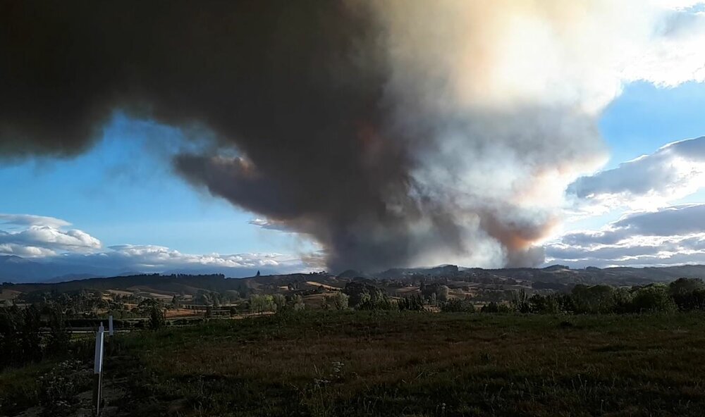 Tasman fires at 7.45pm on 5 February 2019