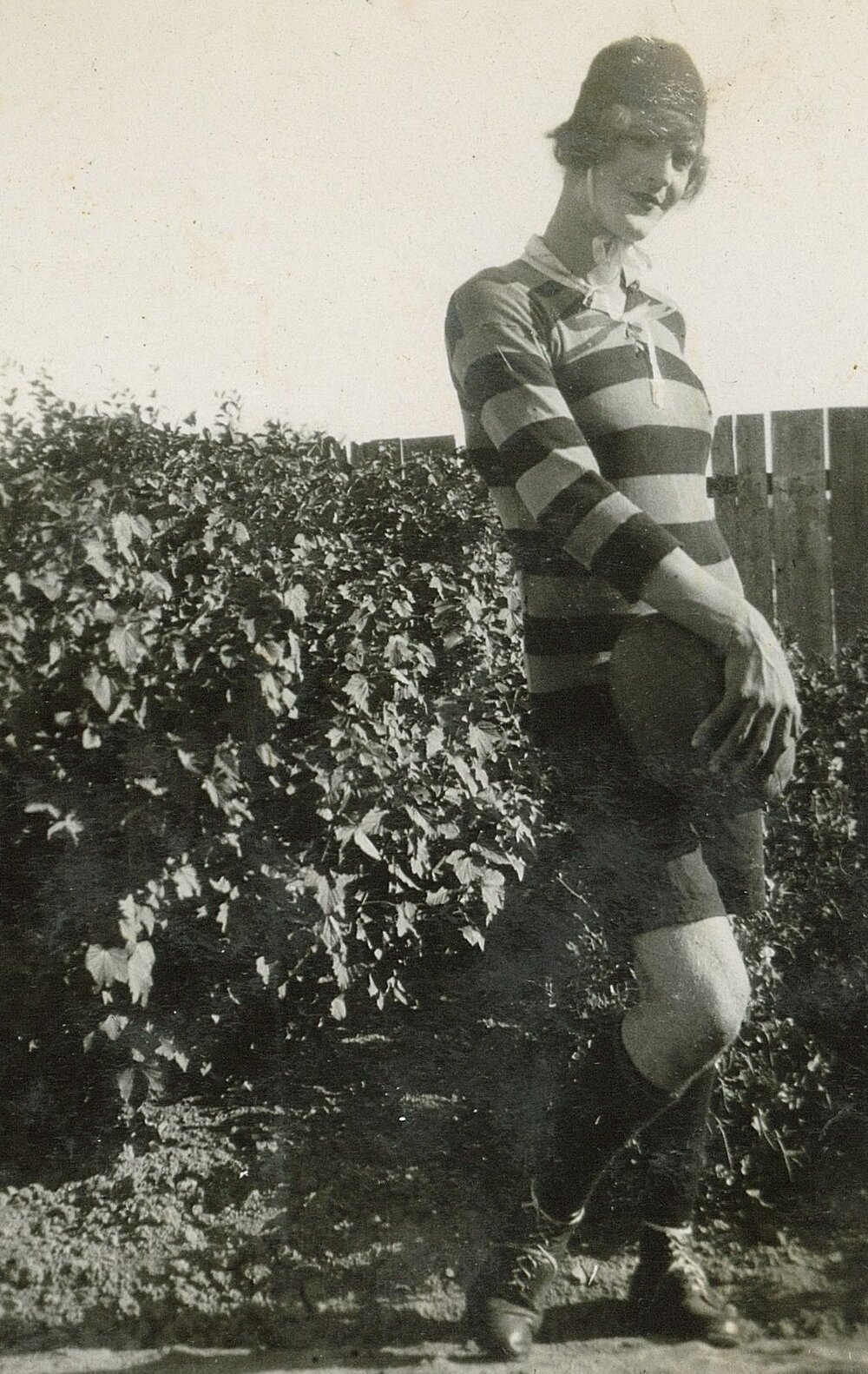 Alan as Lady Footballer