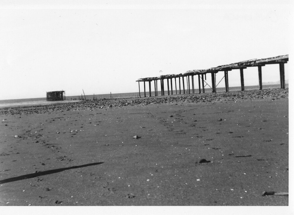 Onekaka Ironworks wharf in disrepair