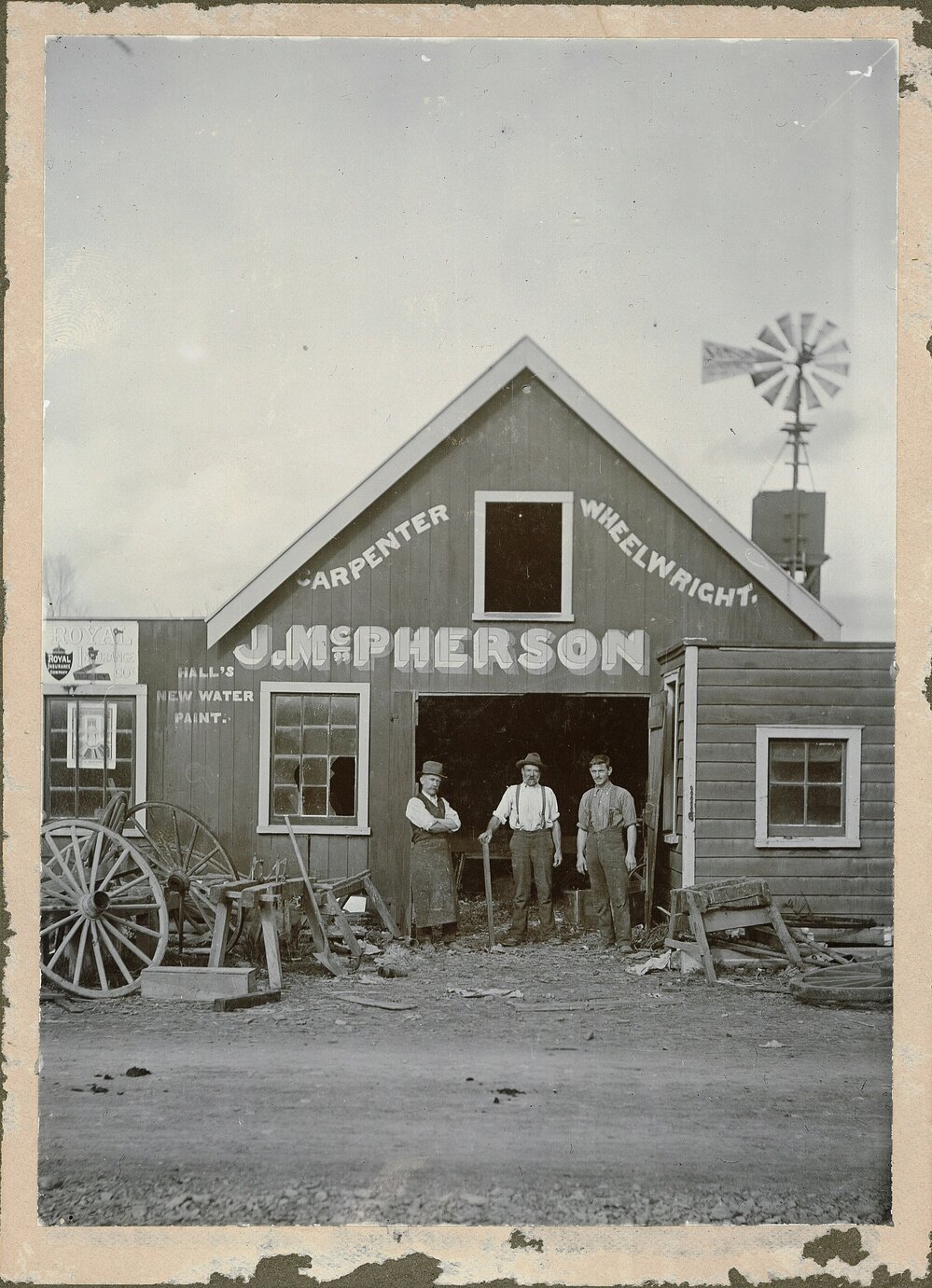 J. McPherson, carpenter and wheelwright workshop