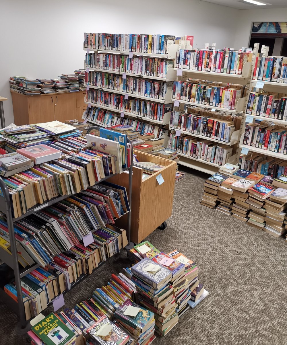 Post lockdown book quarantine at Richmond Library 2020