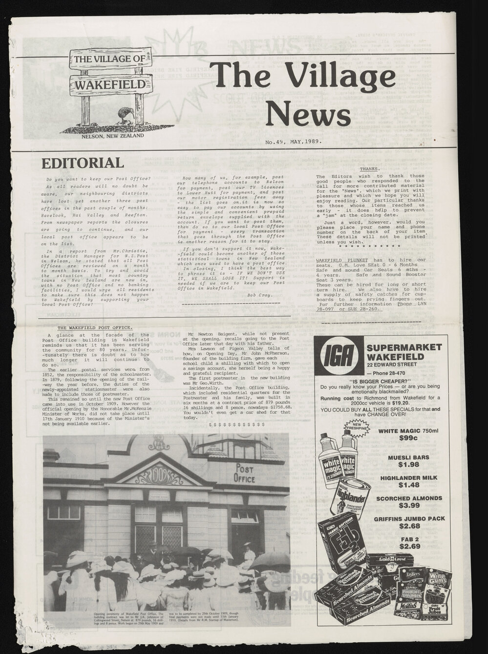 Village News 1989 May