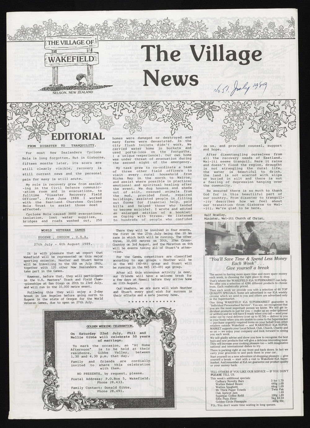 Village News 1989 July