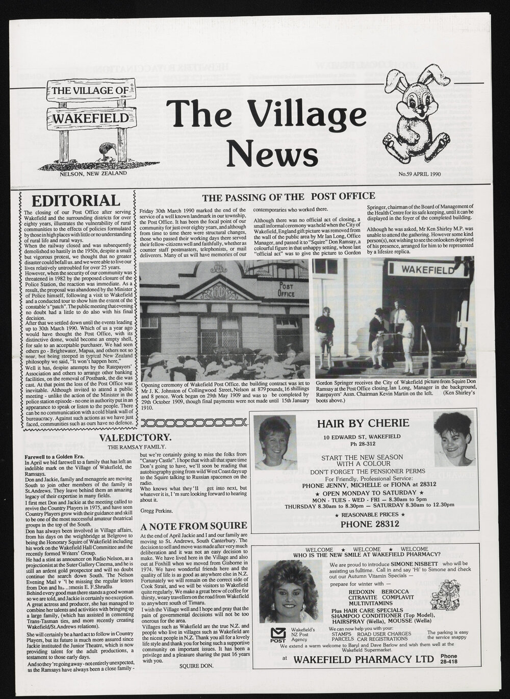 Village News 1990 April