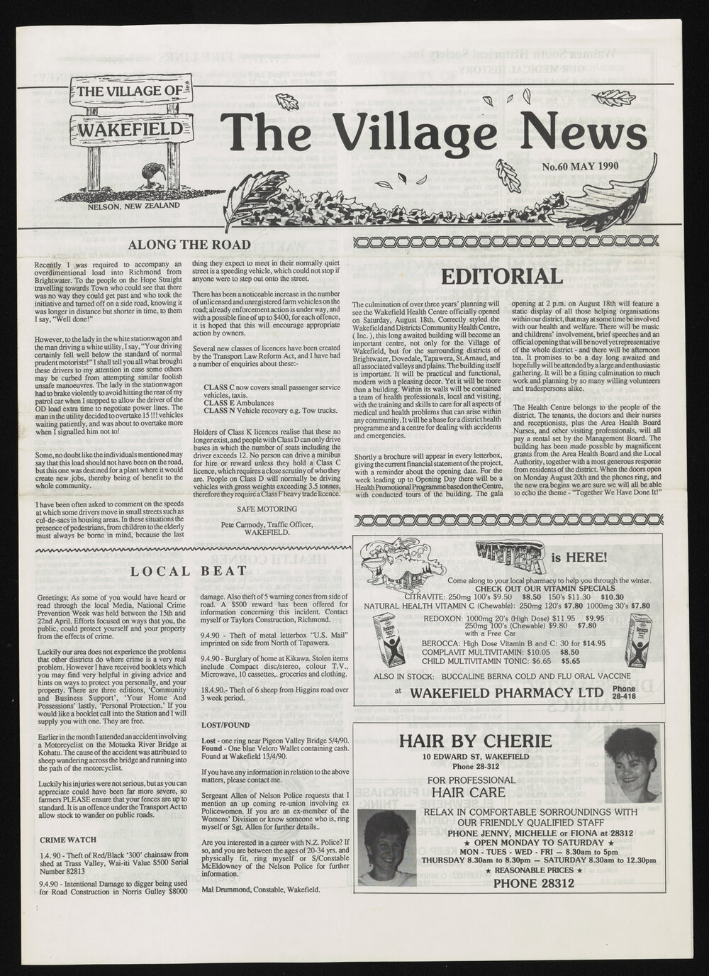 Village News 1990 May