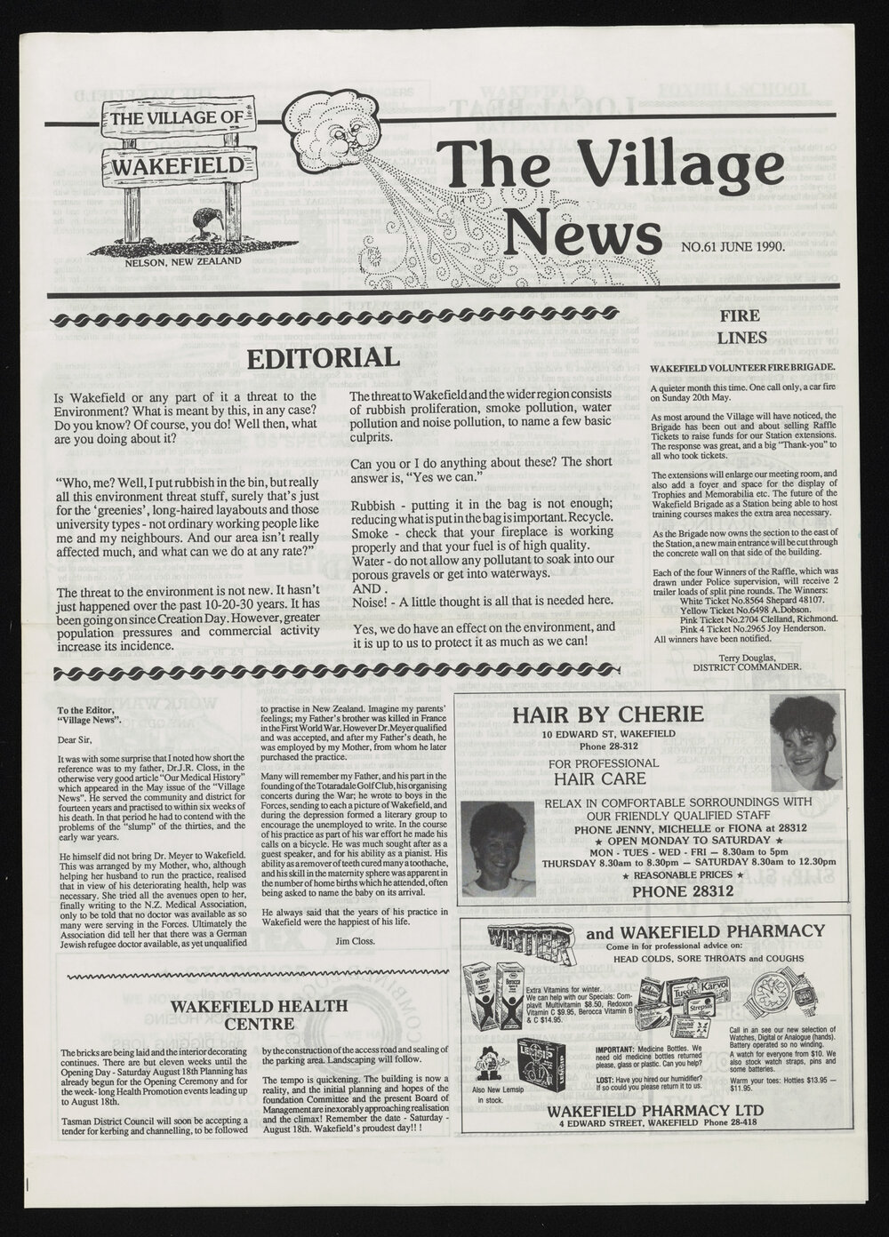 Village News 1990 June