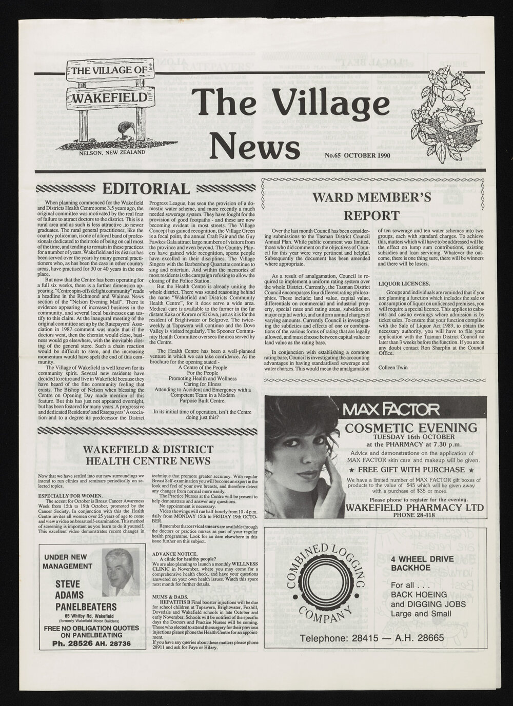 Village News 1990 October