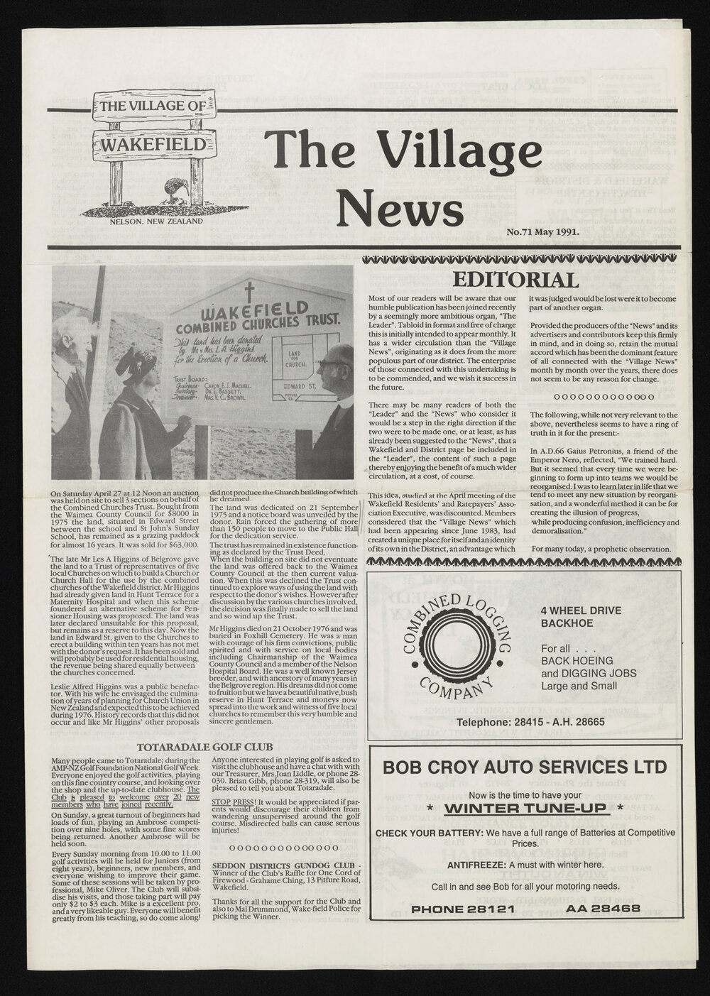 Village News 1991 May