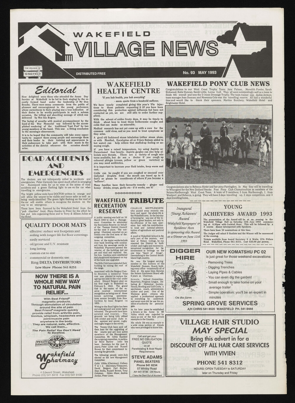 Village News 1993 May