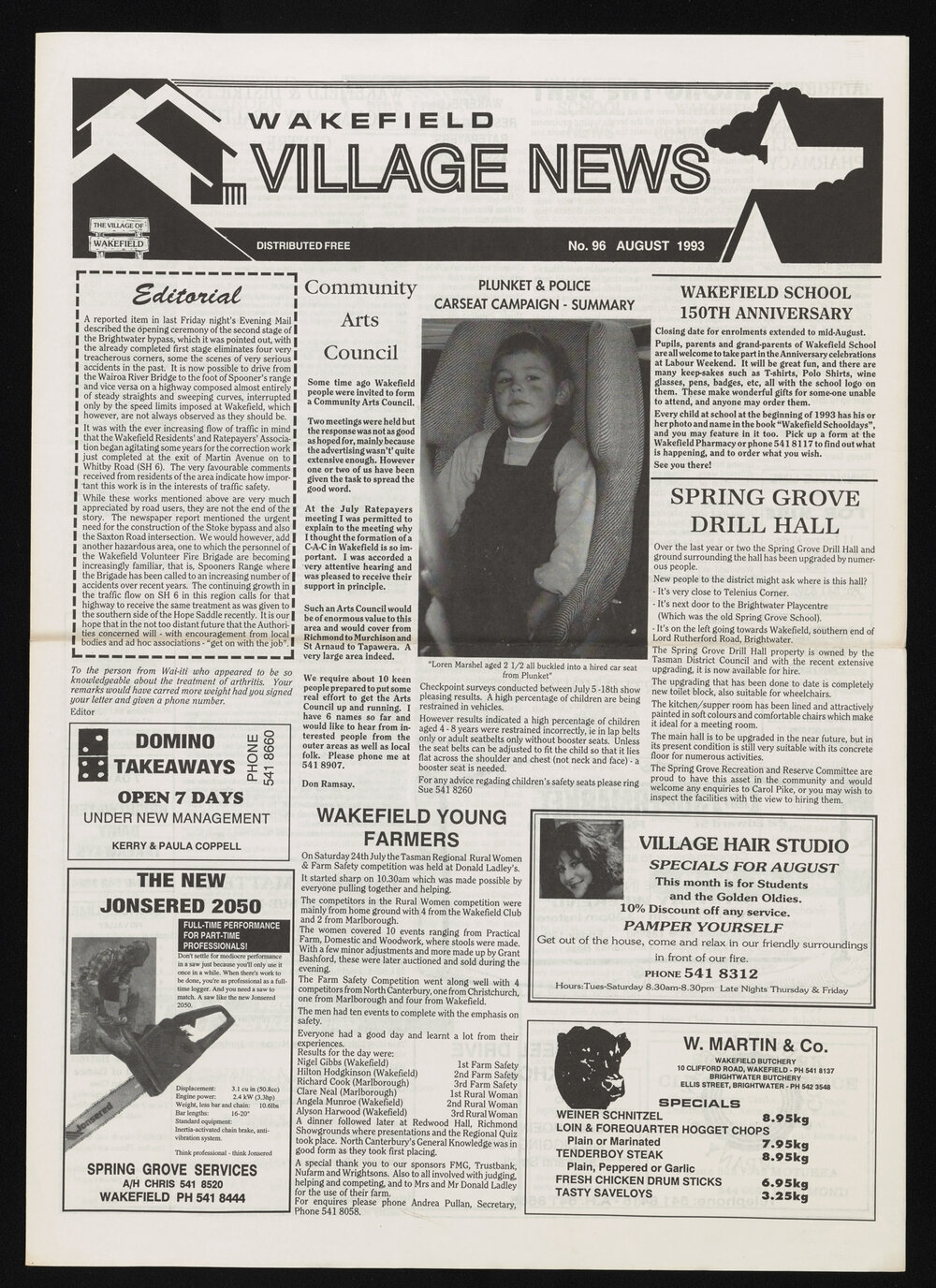 Village News 1993 August