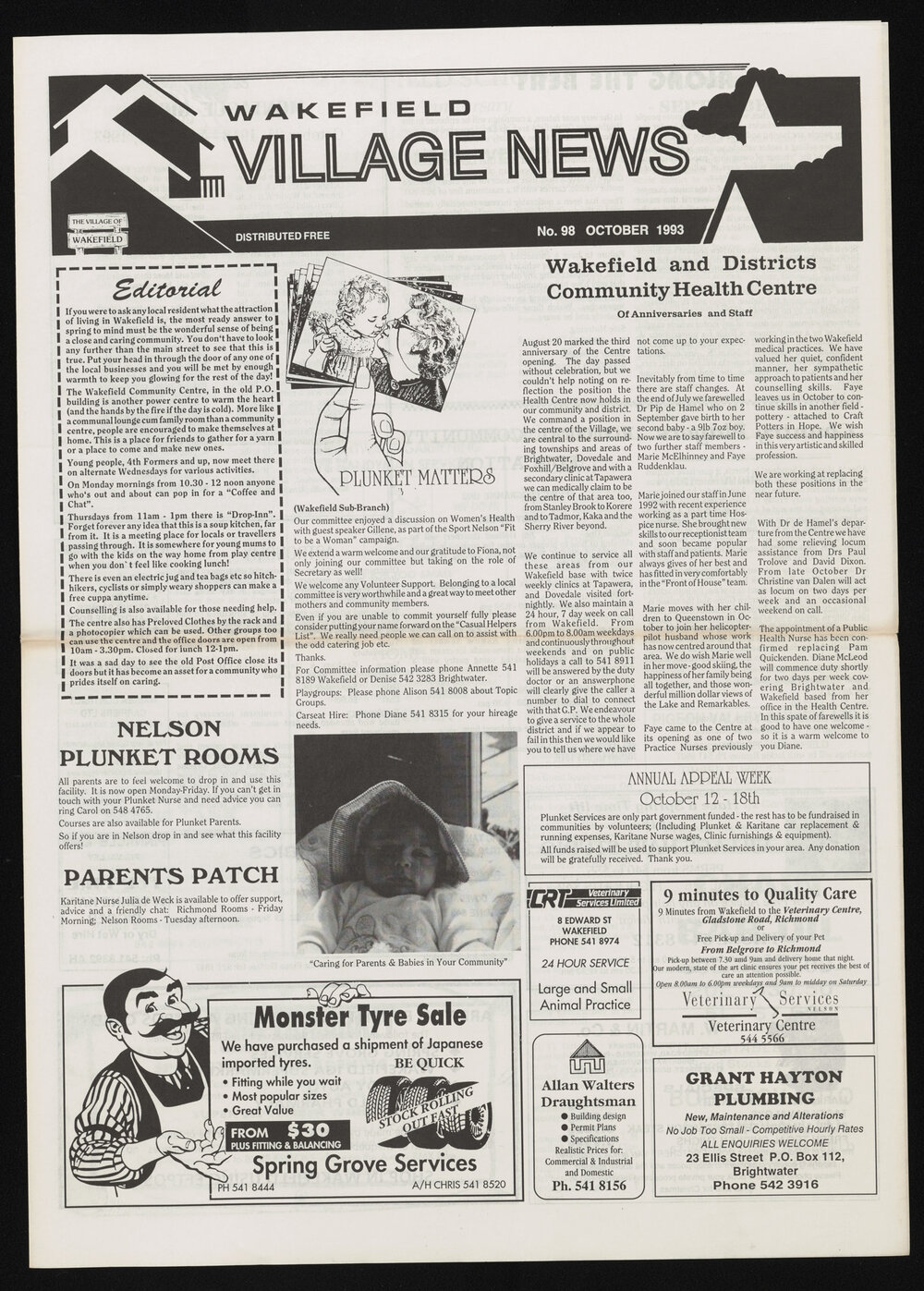 Village News 1993 October