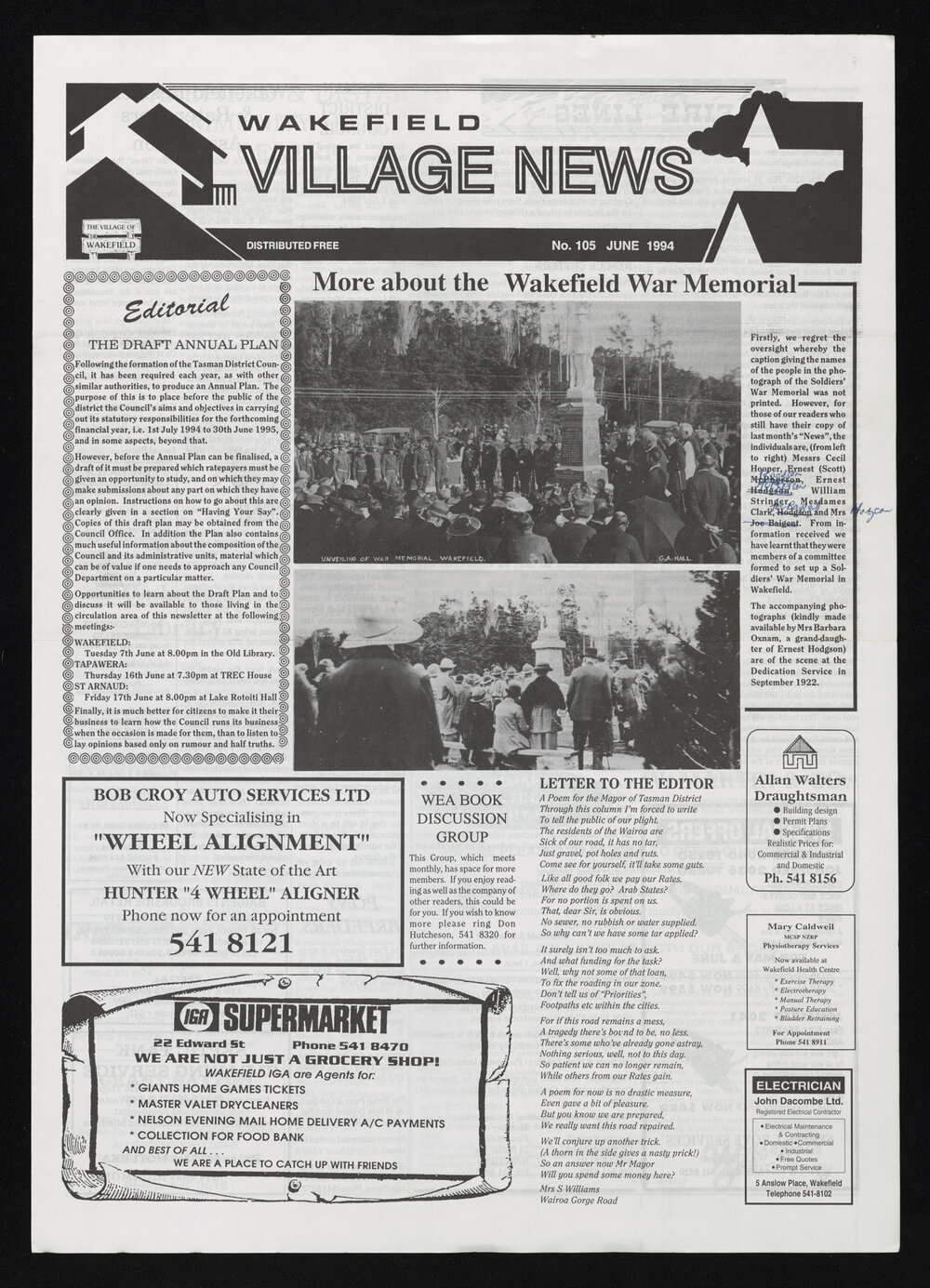 Village News 1994 June