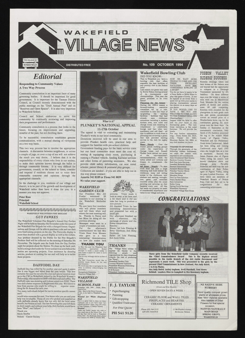 Village News 1994 October