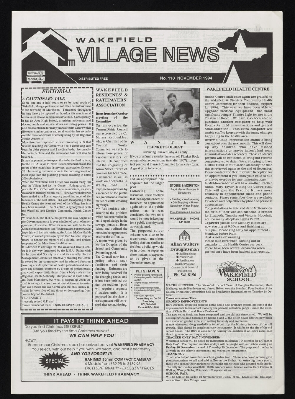 Village News 1994 November
