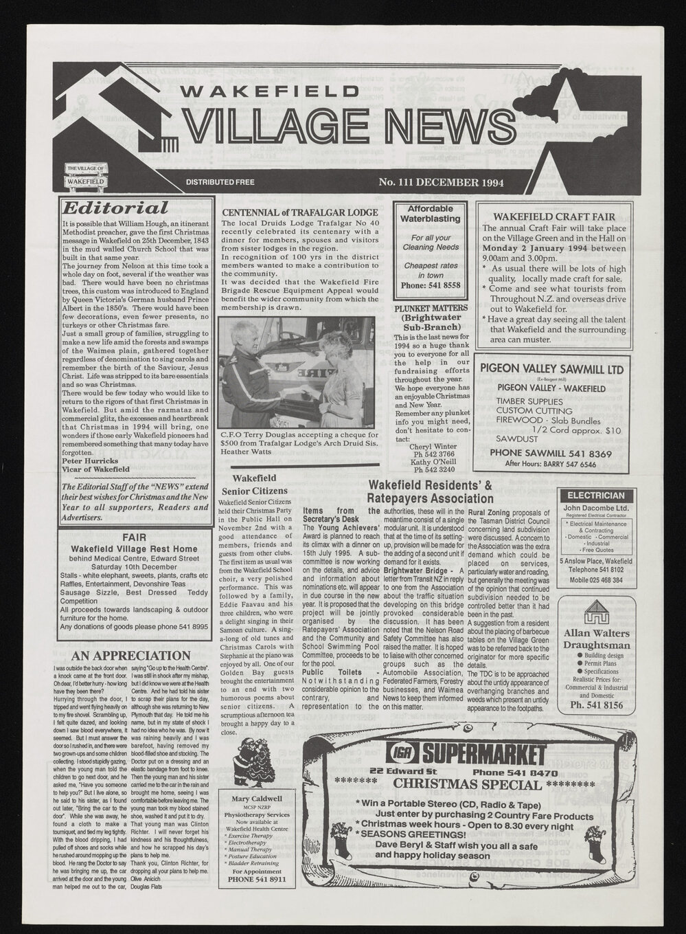 Village News 1994 December
