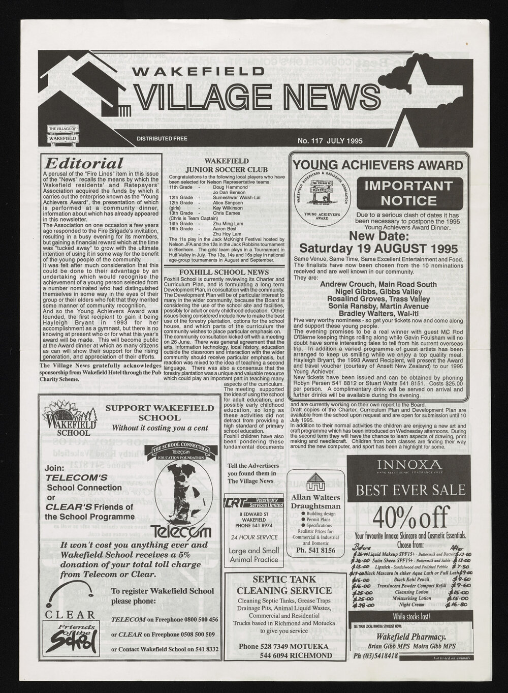 Village News 1995 July