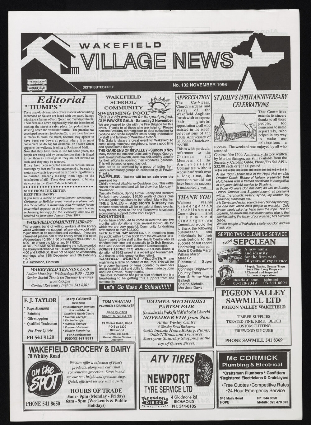 Village News 1996 November