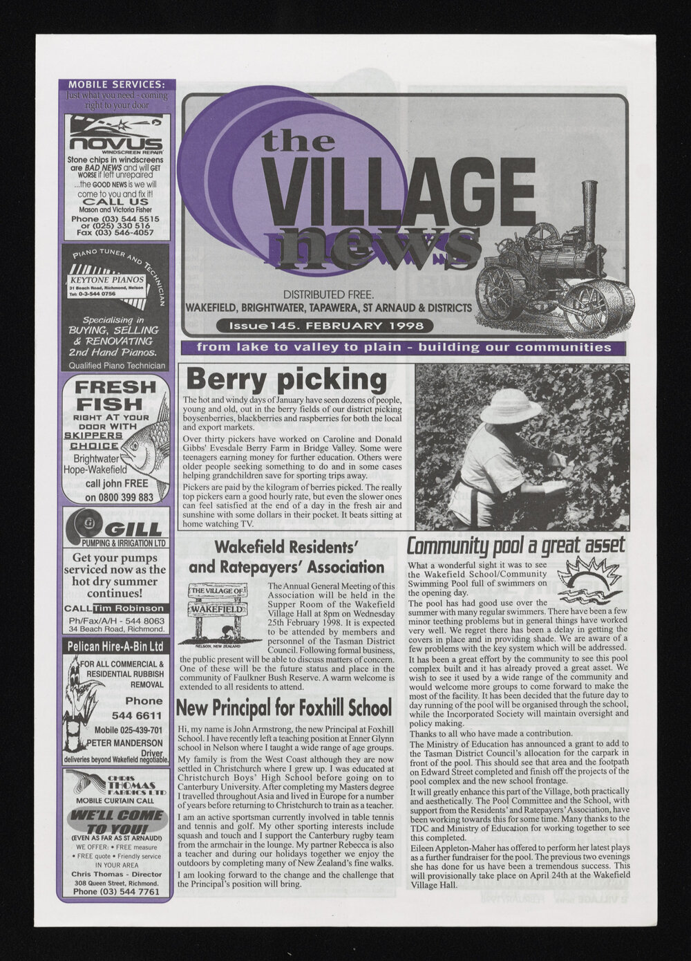 Village News 1998 February
