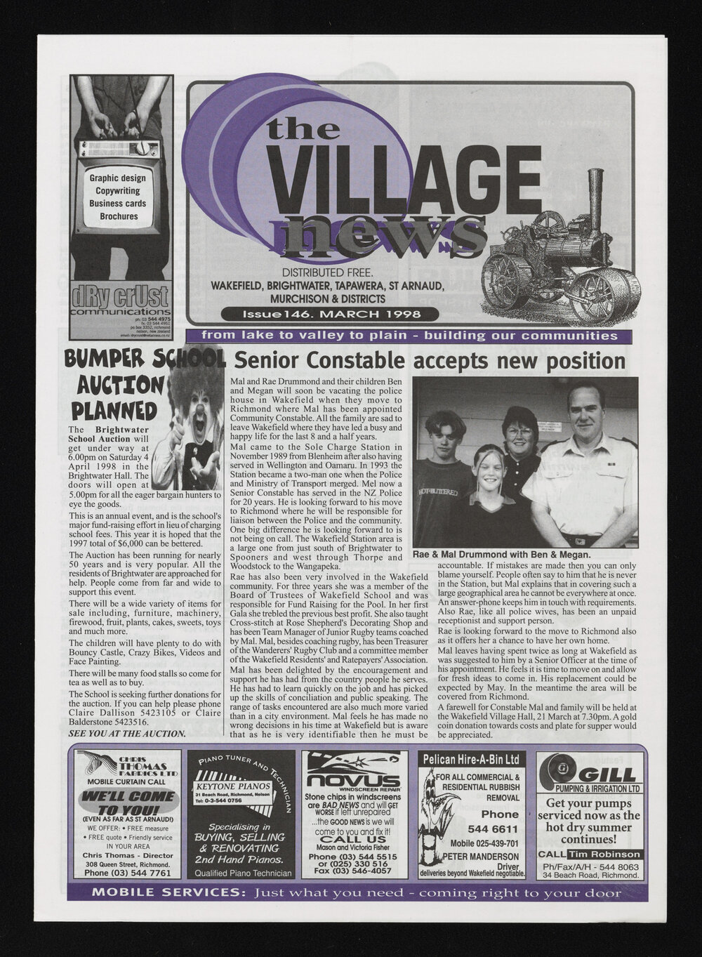 Village News 1998 March