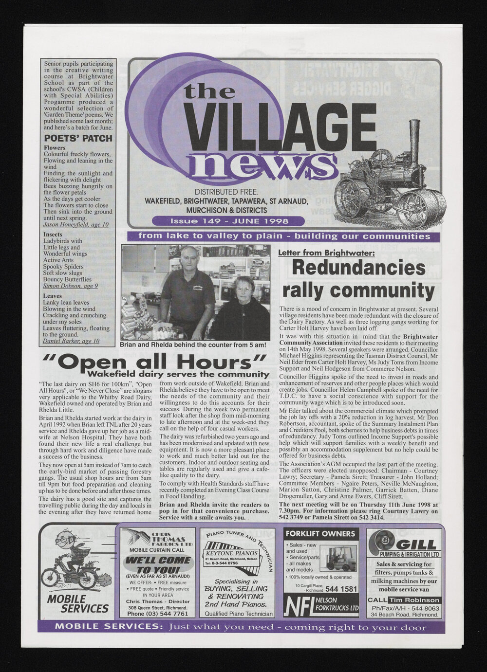 Village News 1998 June