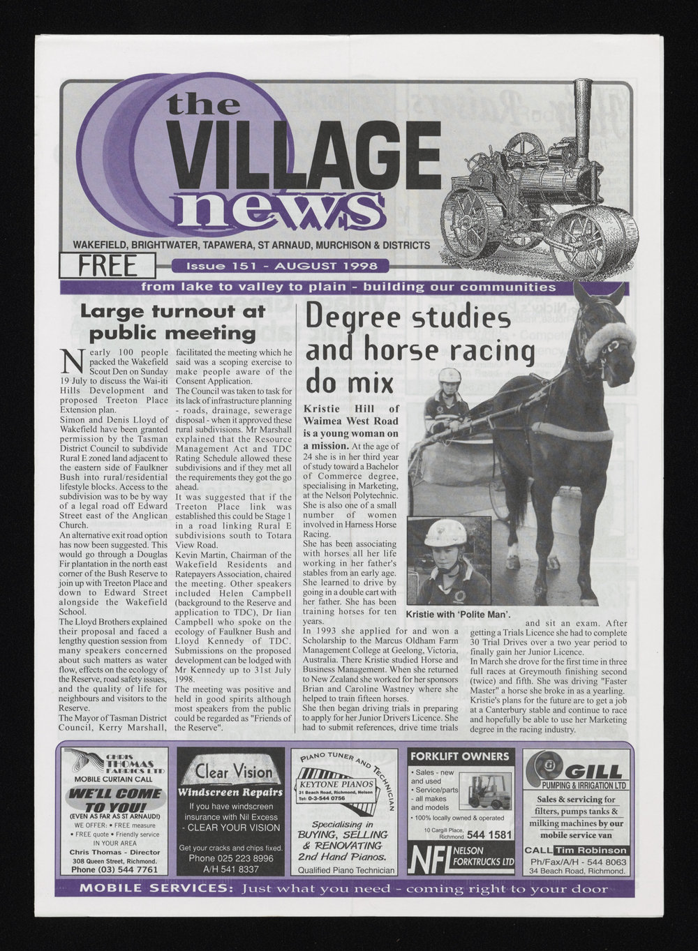 Village News 1998 August