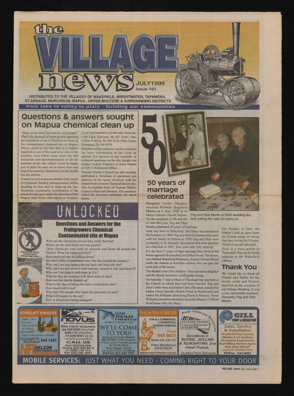 Village News 1999 July