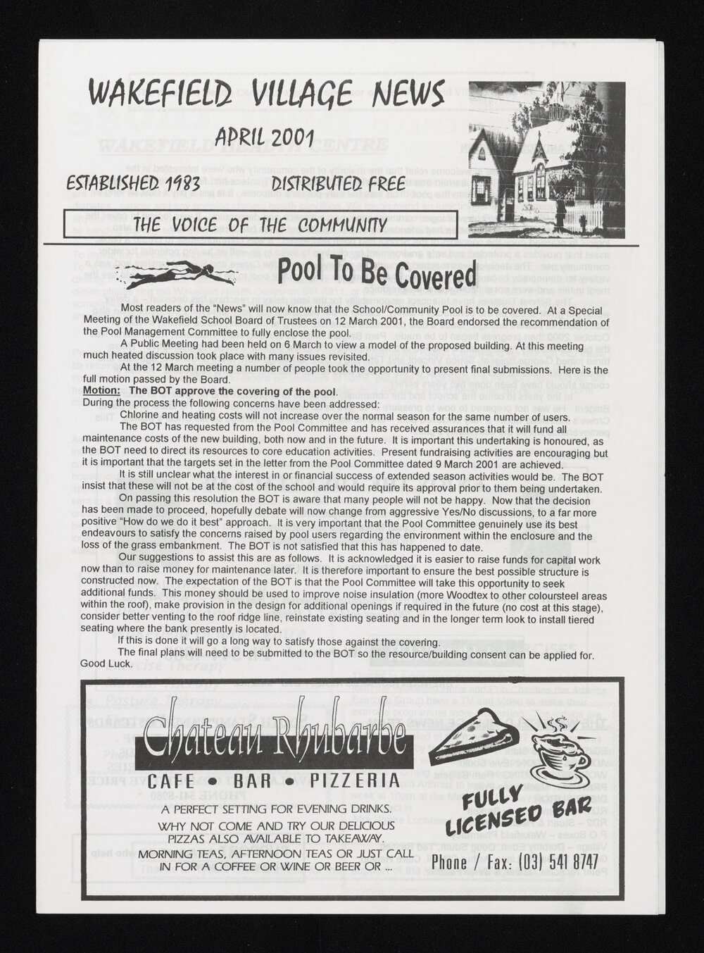 Village News 2001 April