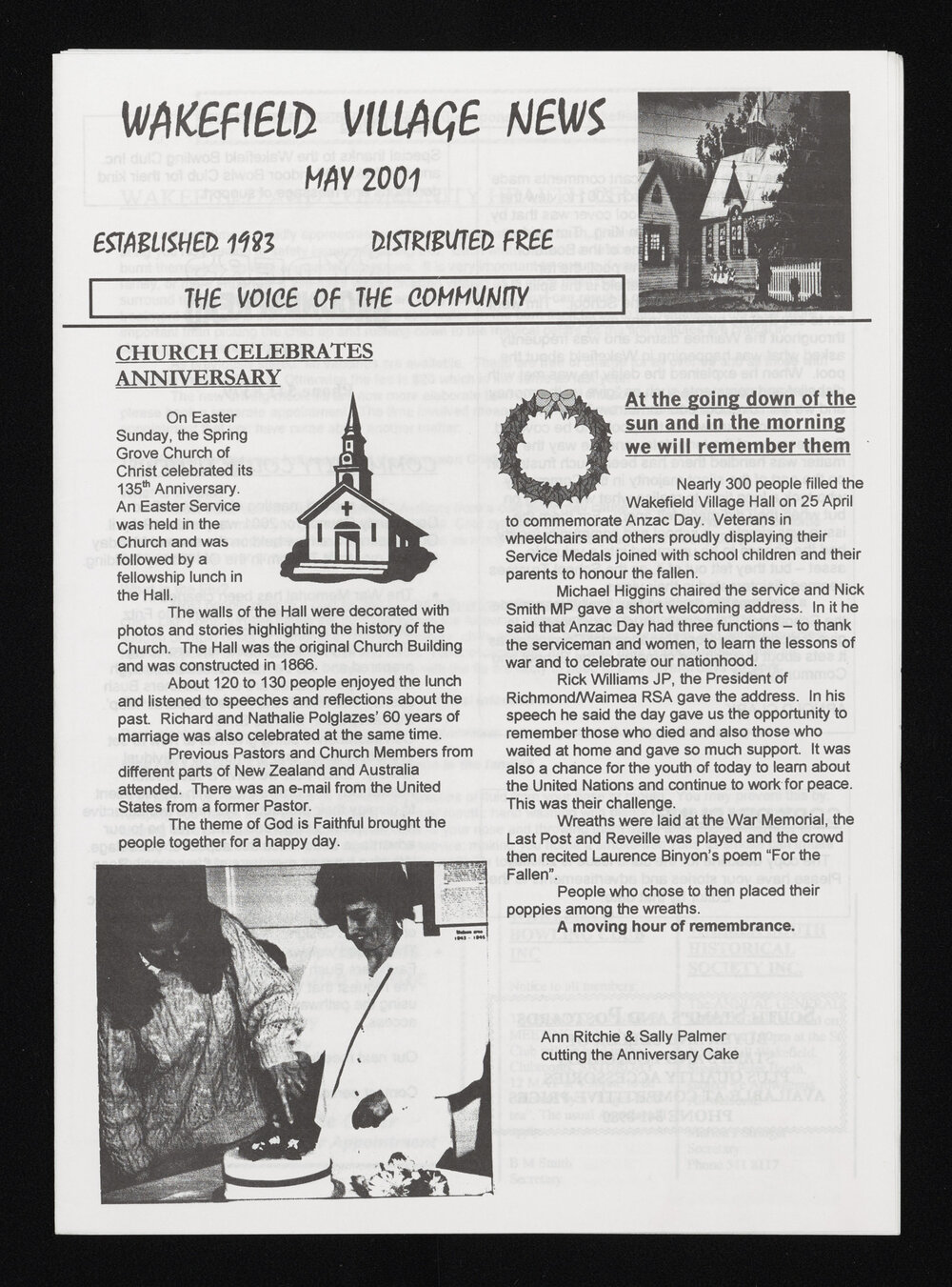 Village News 2001 May