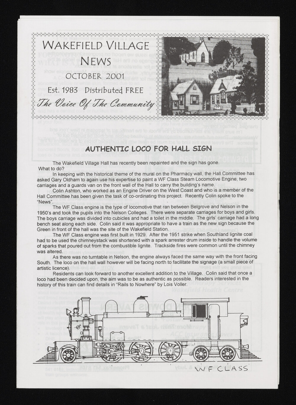 Village News 2001 October