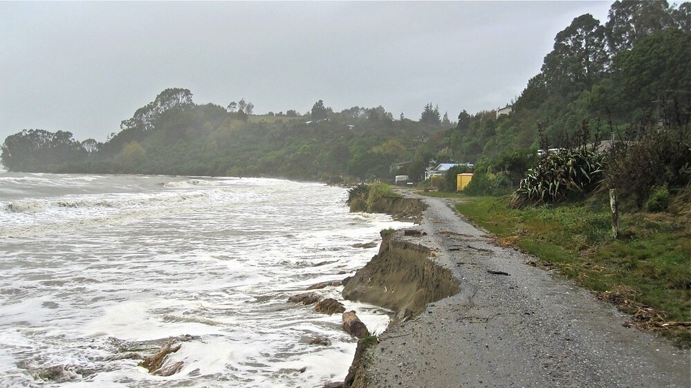 Coastal erosion at Parapara 