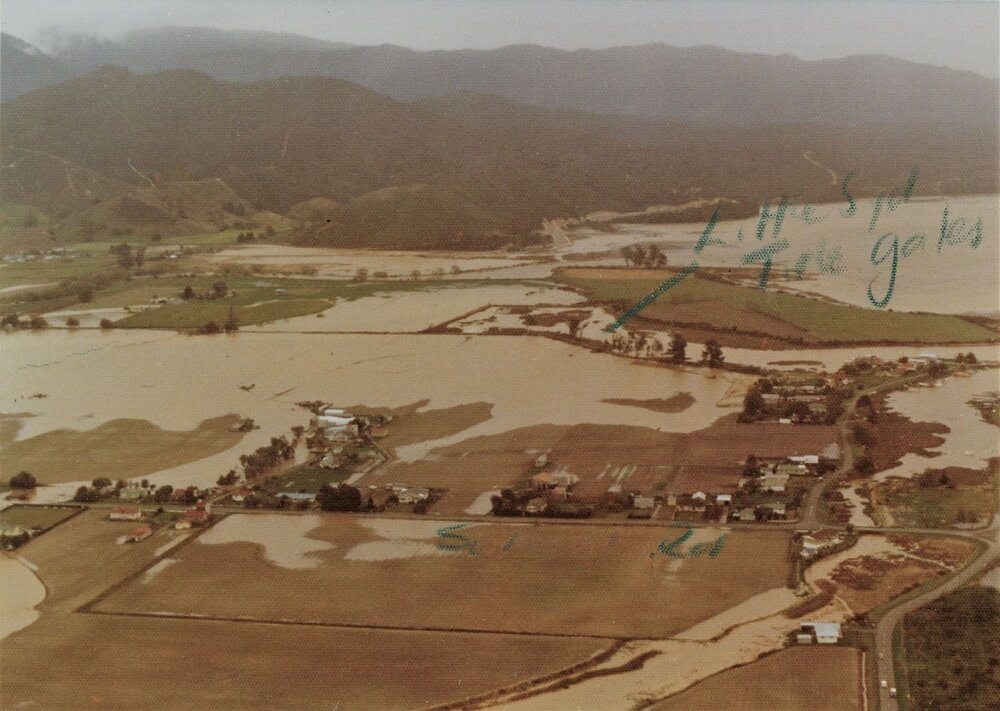 Riwaka flooding 1976