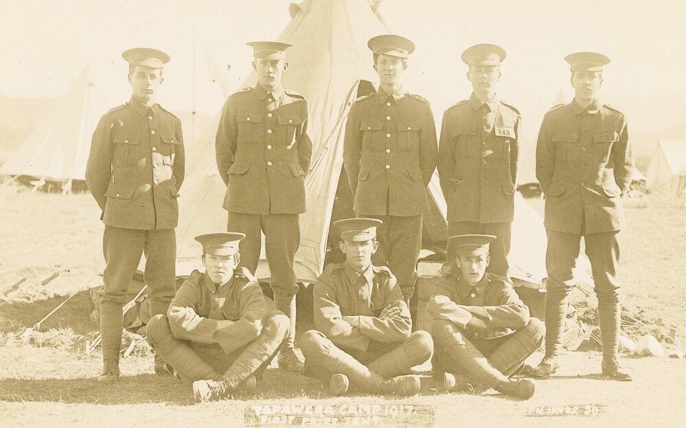 Tapawera Military Camp first prize tent 1917