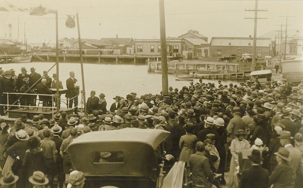 Opening of the Electricity Building at Port Nelson 