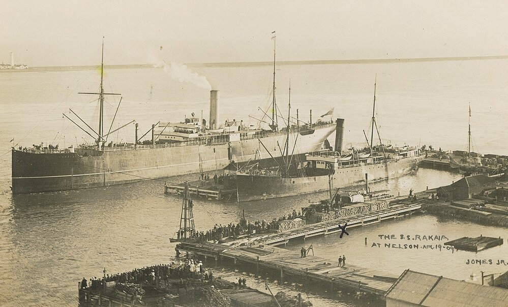 The S.S. Rakaia at Port Nelson 