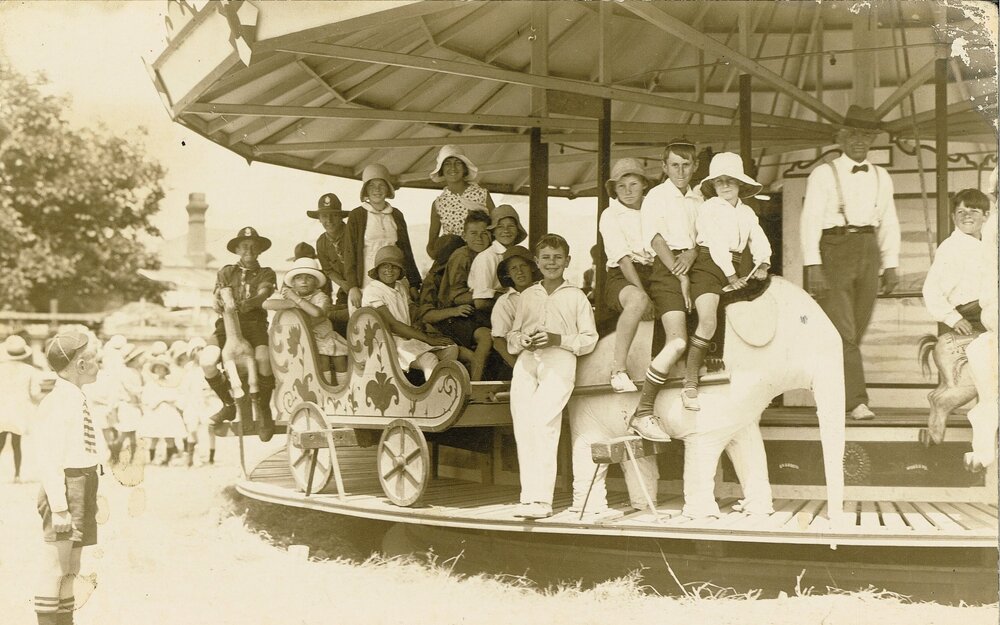 Merry-go-round at Coney Park 