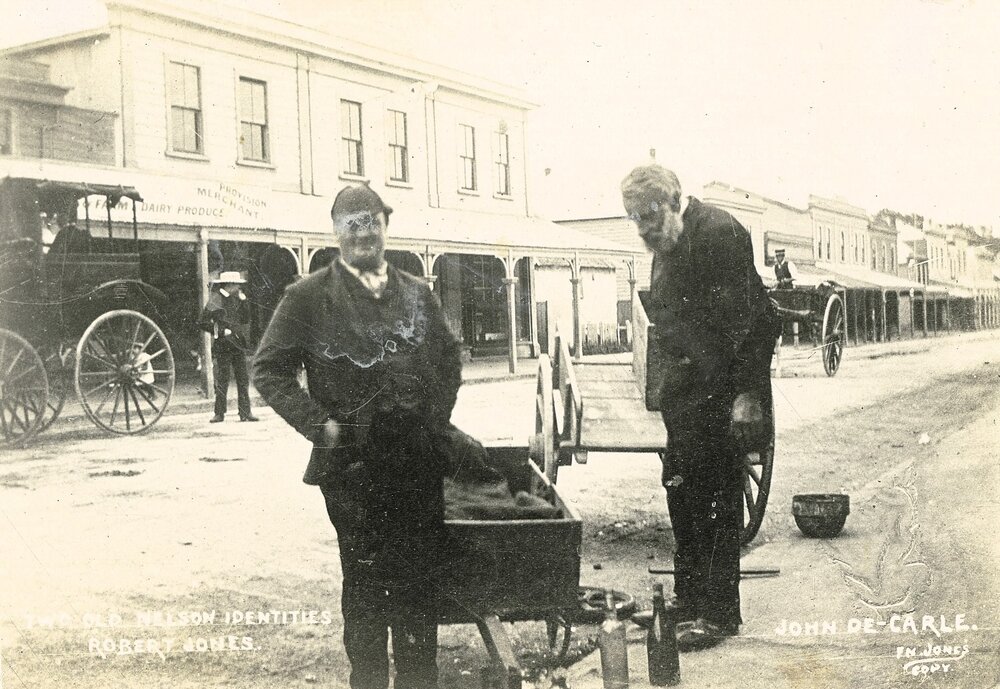 Two old Nelson identities John de Carle and Robert Jones