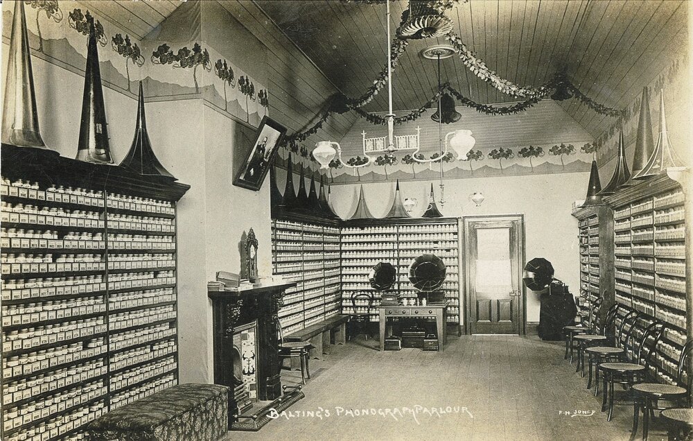 Baltings Phonograph Parlour and sales rooms