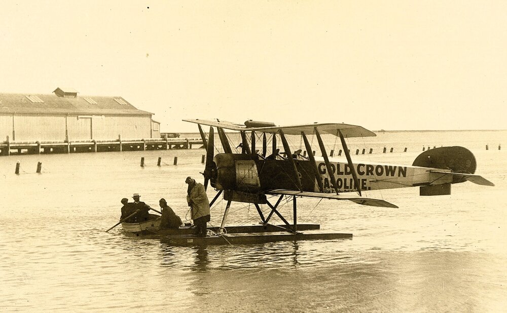 First float plane across the Cook Strait