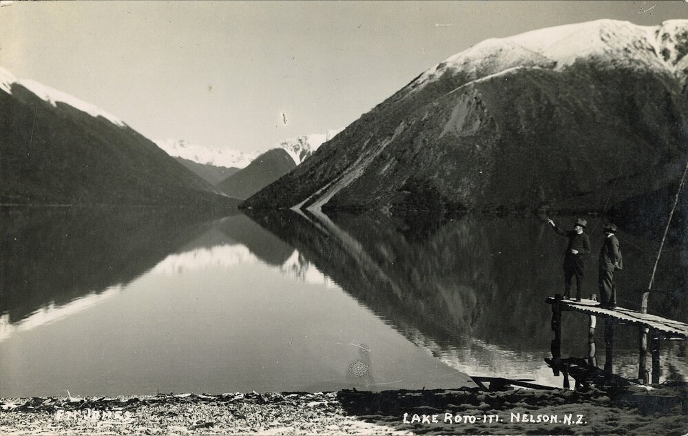 Lake Rotoiti jetty early 1900s