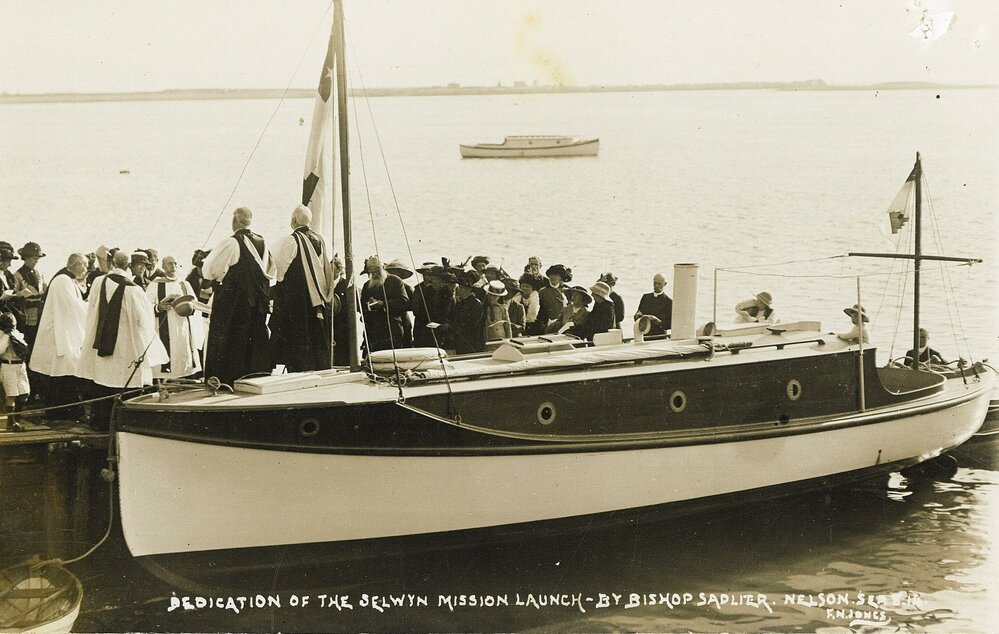 Dedication of the Selwyn Mission launch by Bishop Sadlier