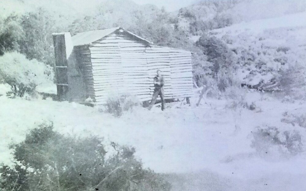 Another view of McBurney's Hut 