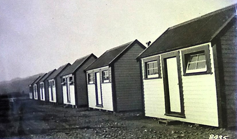 Two-man huts at Whites Camp, Golden Downs