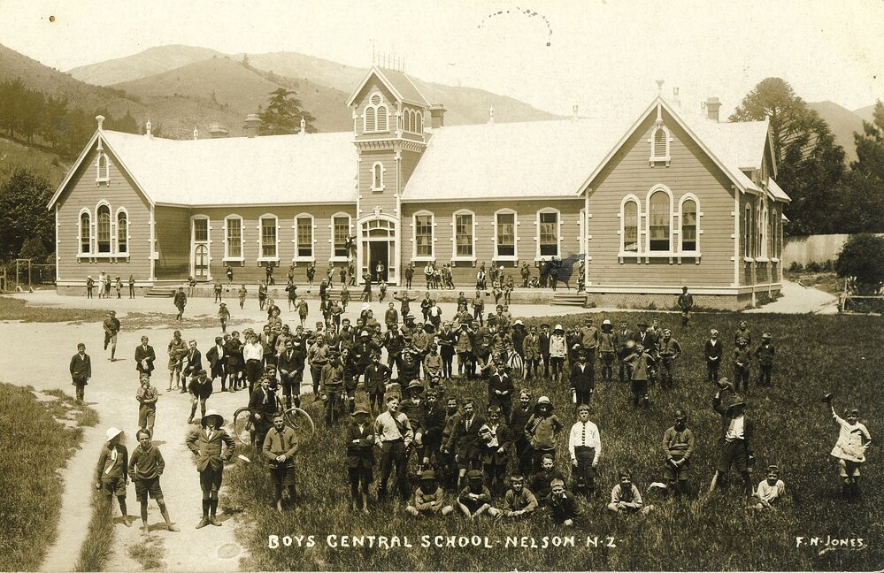 Boys at Central School Nelson 