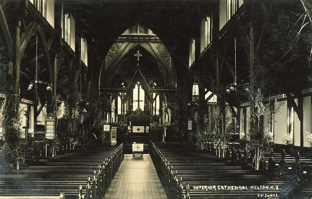 Interior of the old Nelson Cathedral 