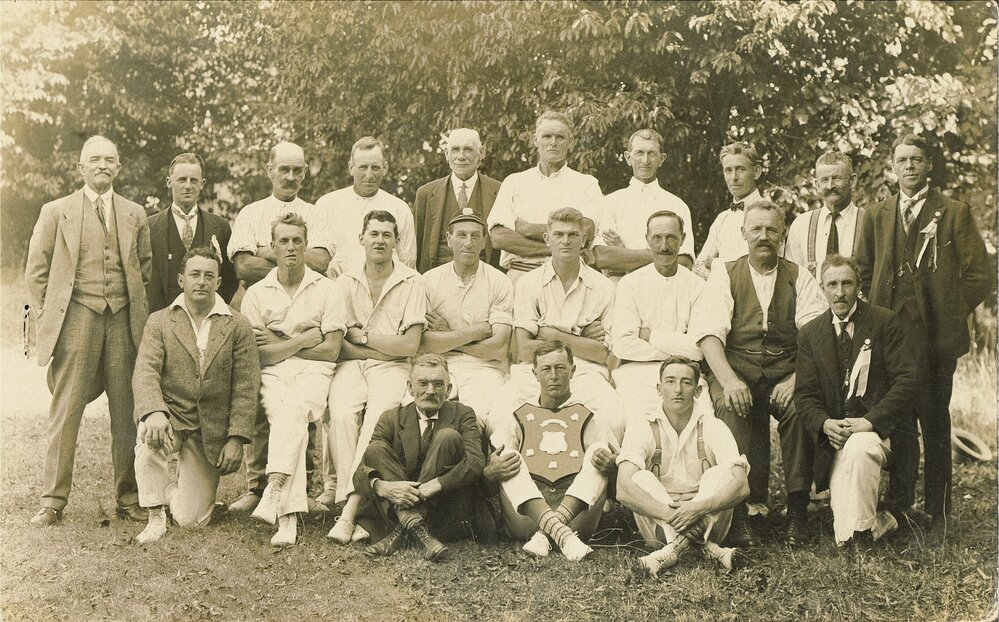 Cricket teams with shield