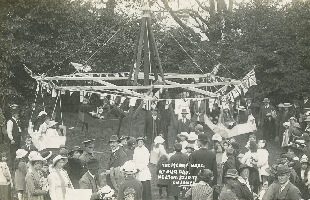 Merry Wave carnival ride "Our Day" event 1917